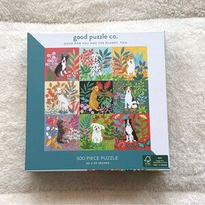 Galison Good Puzzle Co. Dogs and Flowers